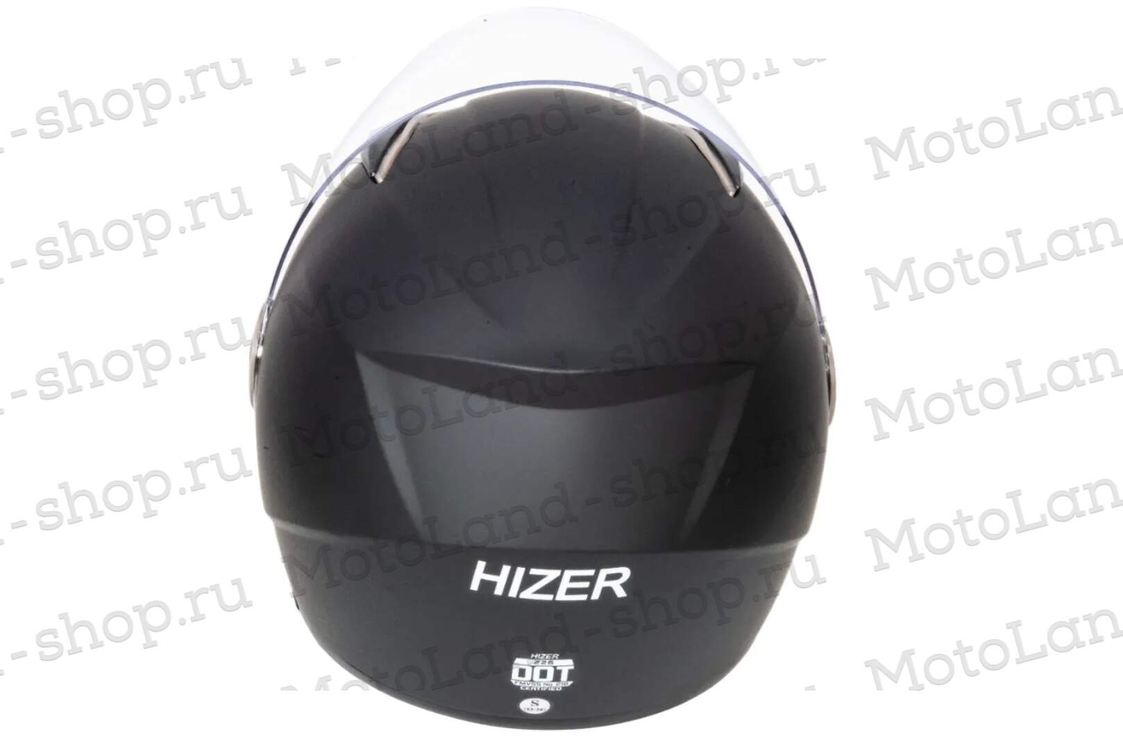 Шлем мото открытый HIZER 226 (L) matte-black