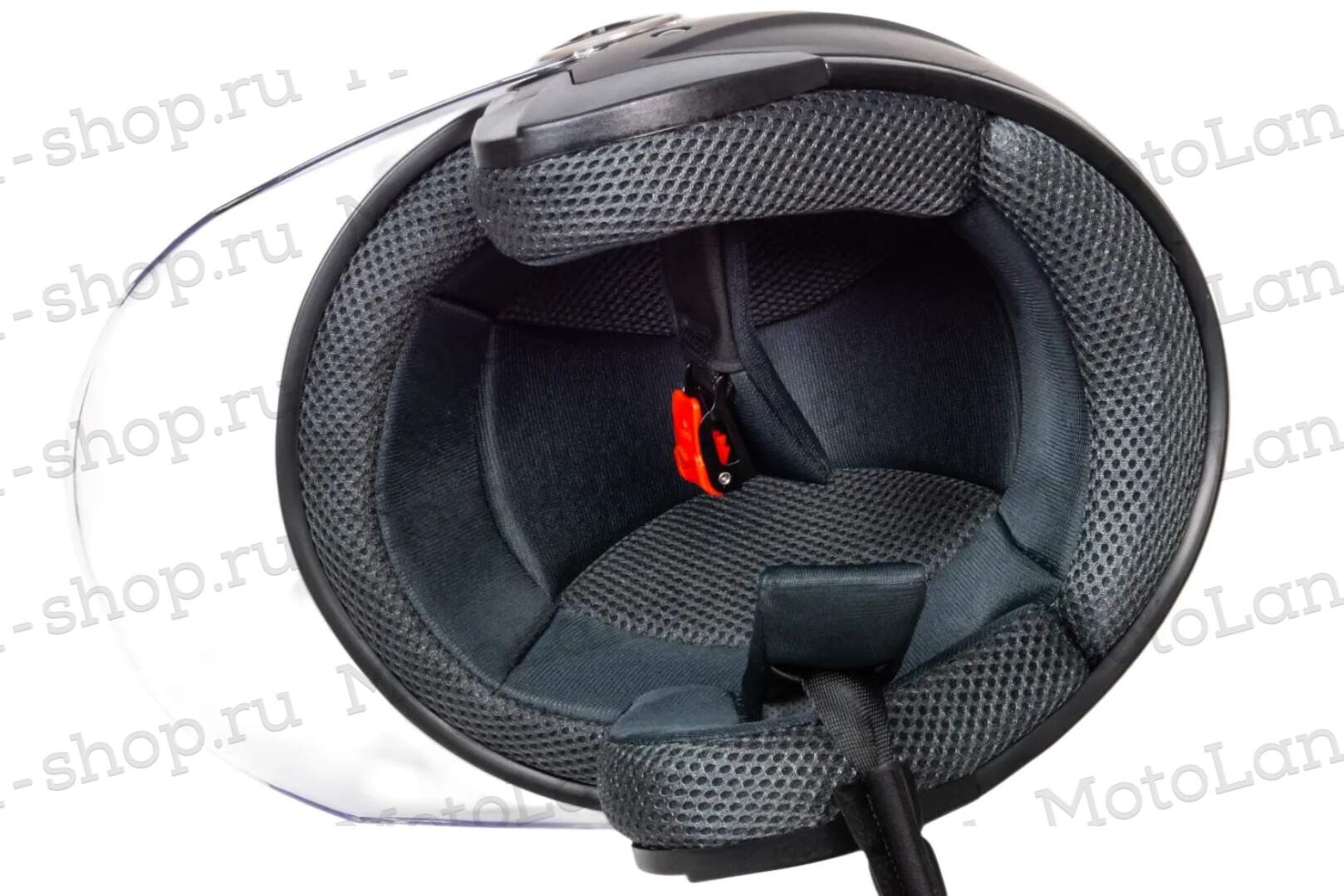 Шлем мото открытый HIZER 226 (L) matte-black