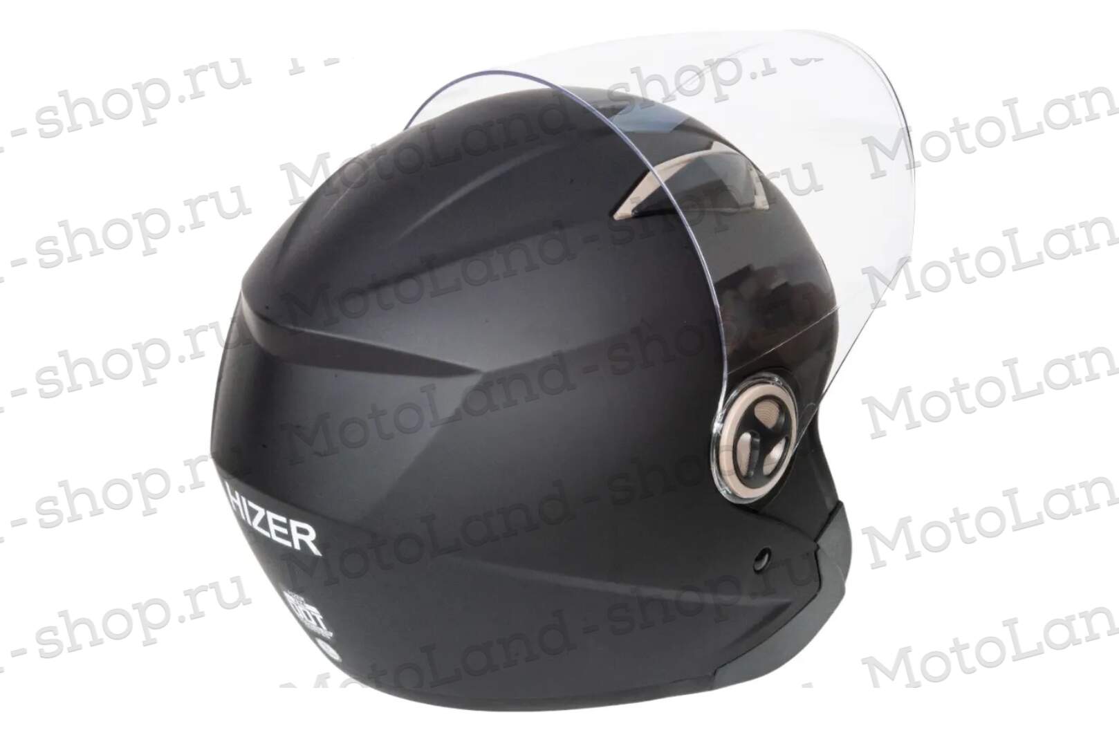 Шлем мото открытый HIZER 226 (L) matte-black
