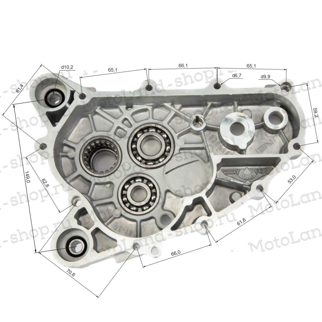 Крышка редуктора 163QMK с балансиром