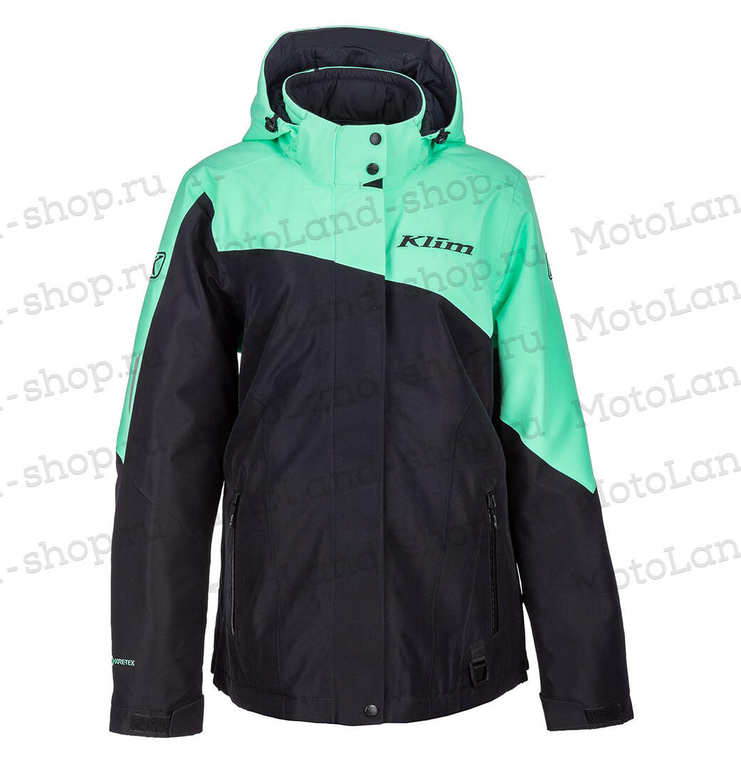 Куртка для снегохода (женская) KLIM ALLURE №4 black-green (текстиль) (XL)