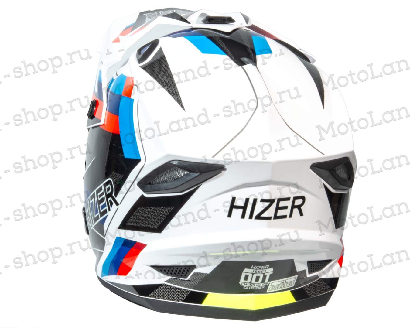 Шлем мото кроссовый HIZER J6801 №8 (L) ADVENTURE