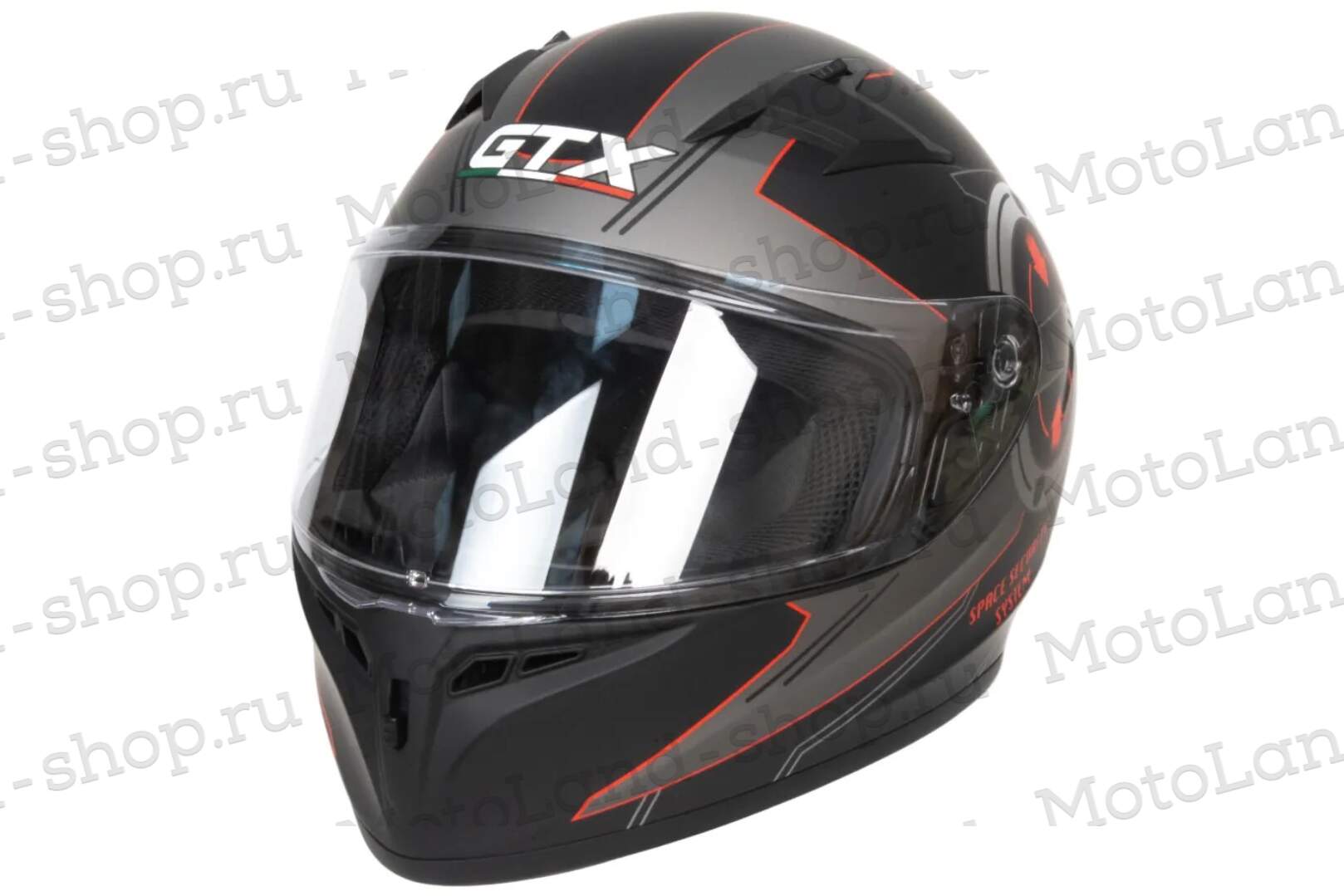 Шлем мото интеграл GTX 578 №5 (XL) BLACK/GRAY/RED