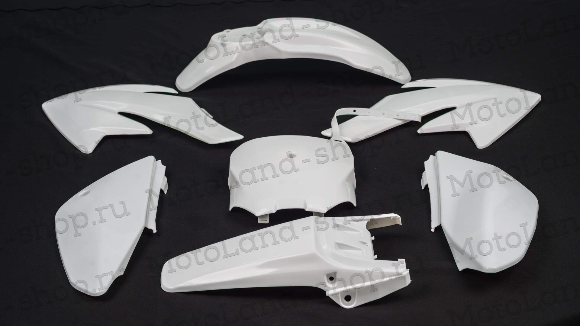 Пластик (полный компл.) №4 125сс (Kayo тип) OLD белый