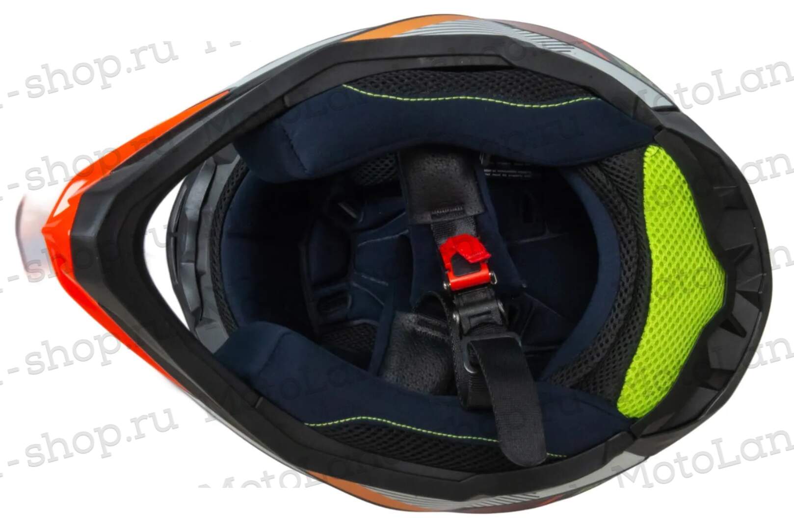 Шлем мото кроссовый HIZER J6803 №6 (M) BLACK/BLUE/GREEN Шлем мото кроссовый HIZER J6803 №6 (M) BLACK/BLUE/GREEN