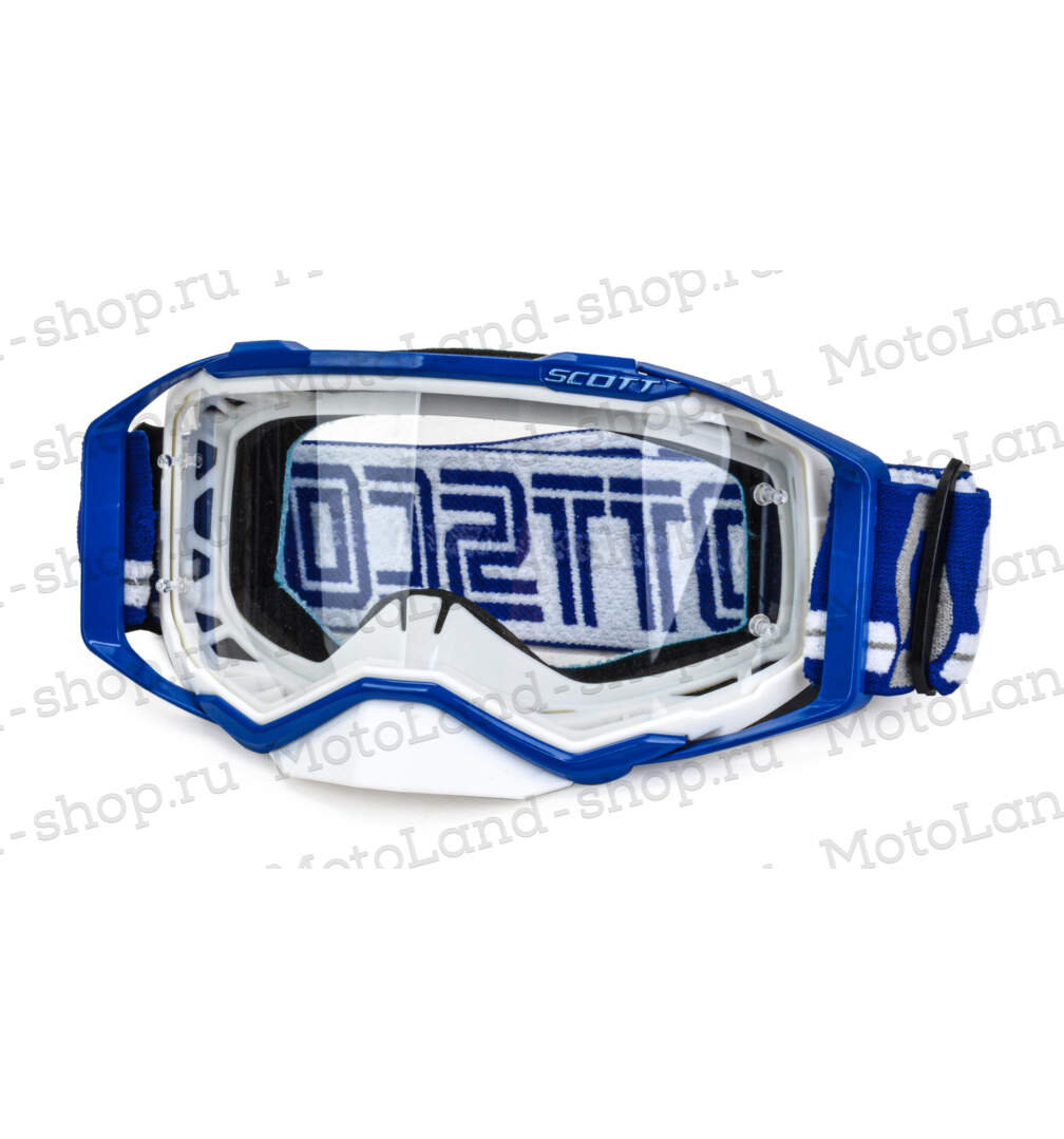 Очки мотокросс SCOTT №1 blue/white