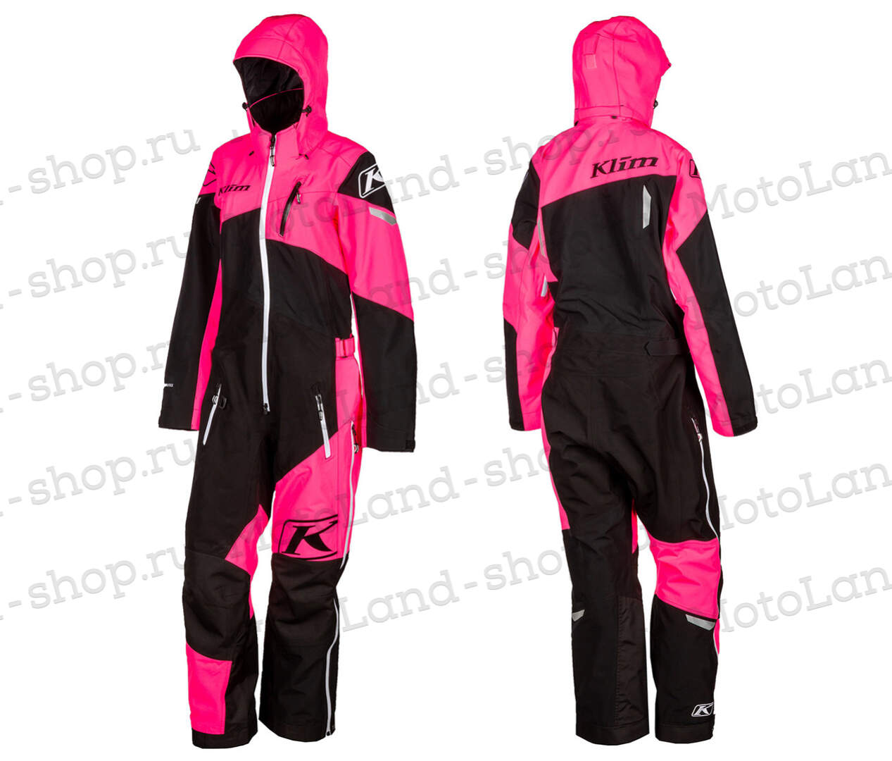 Комбинезон для снегохода (женский) KLIM SHREDSA ONE-PIECE №5 pink (текстиль) (XL)