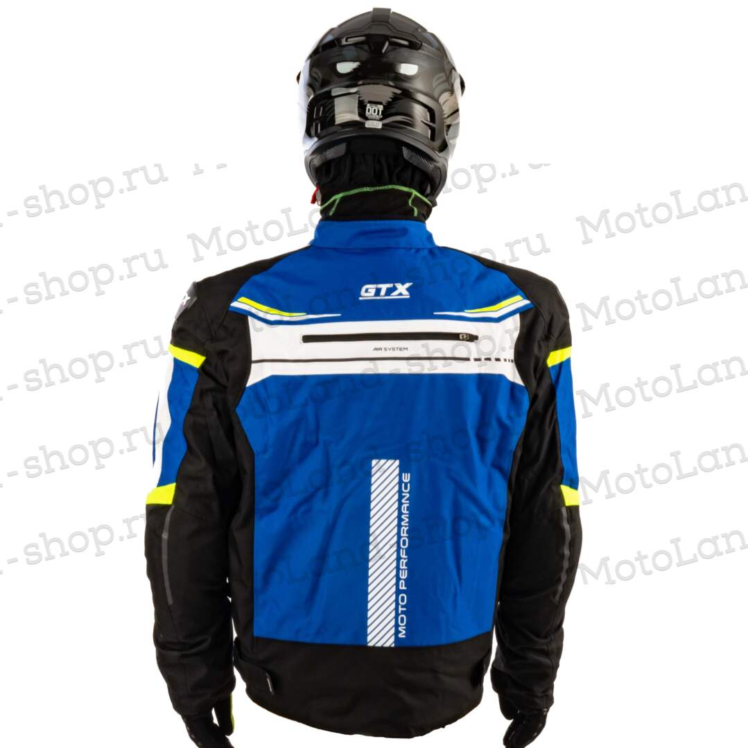 Куртка мотоциклетная (текстиль) GTX EJ-2412 BLACK/LIGHT BLUE (XXL) Куртка мотоциклетная (текстиль) GTX EJ-2412 BLACK/LIGHT BLUE (XXL)