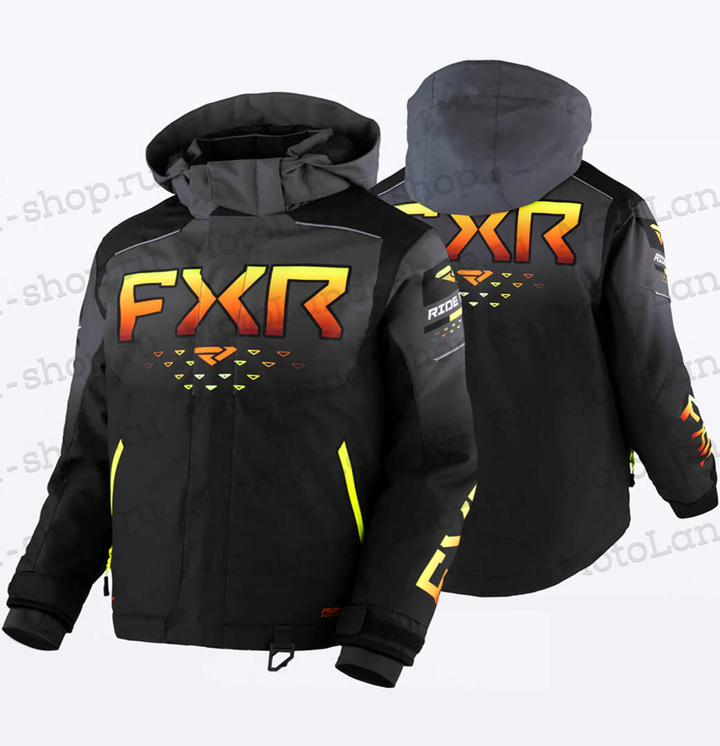 Куртка для снегохода (детская) FXR HELIUM №3 black (текстиль) (12Y)