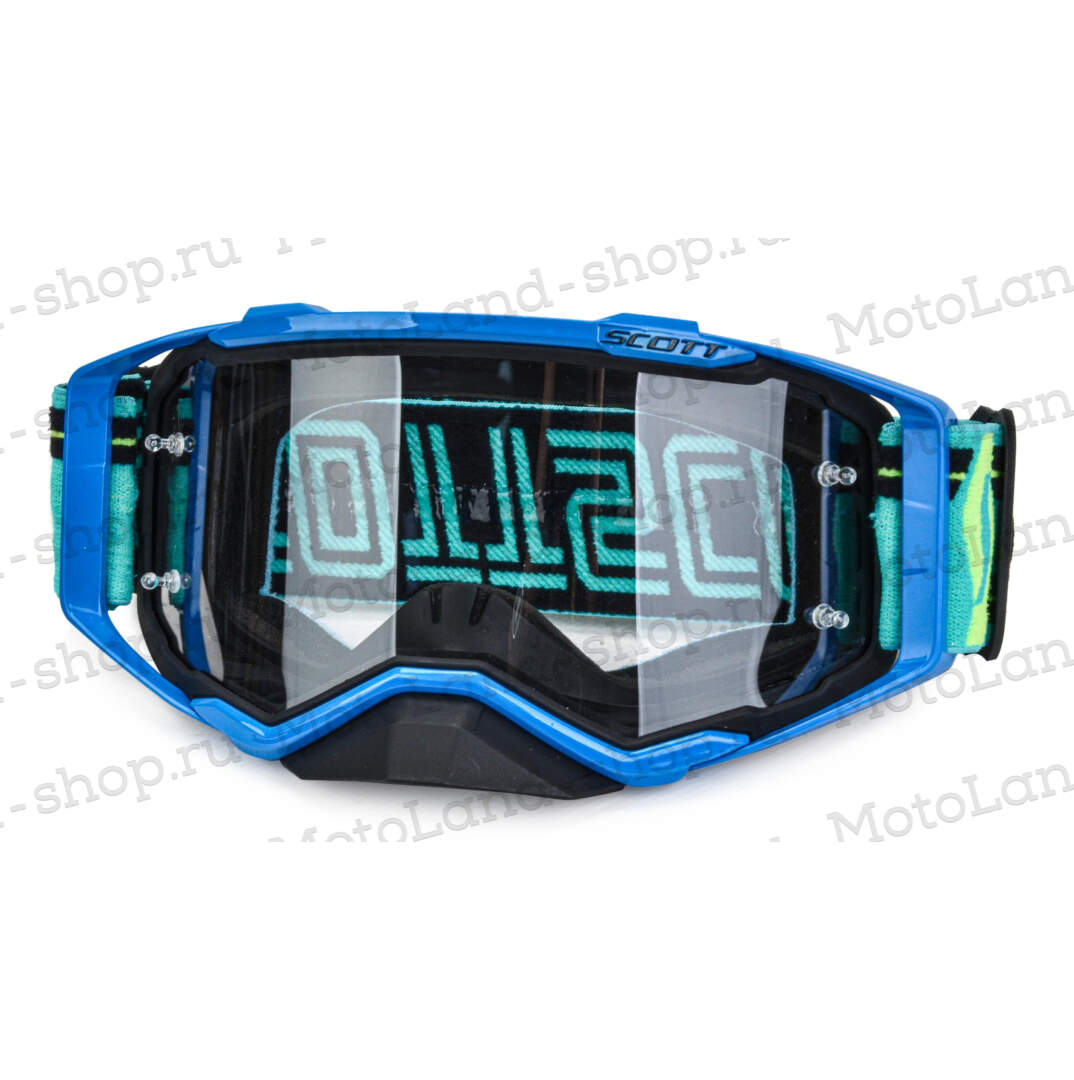 Очки мотокросс SCOTT №2  blue/black