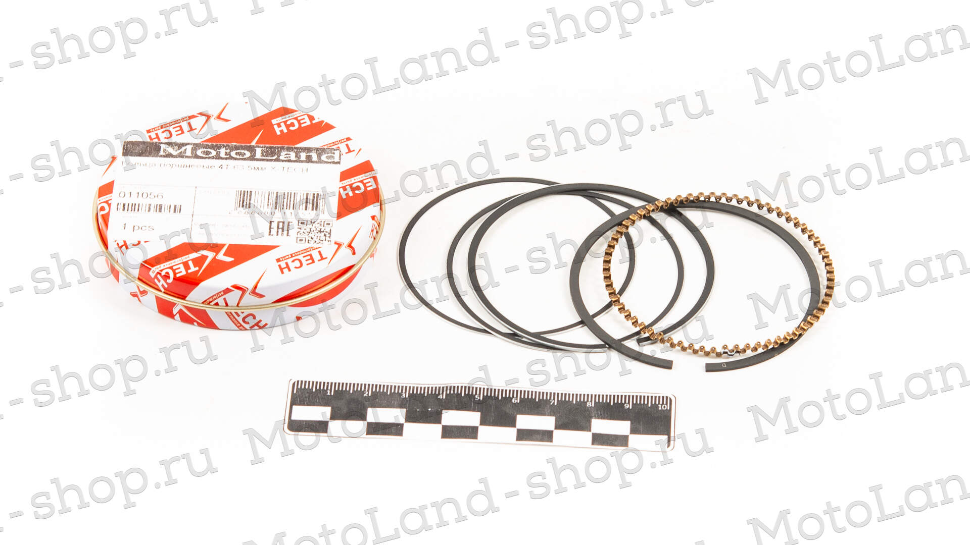 Кольца поршневые 4T d=63,5mm X-TECH