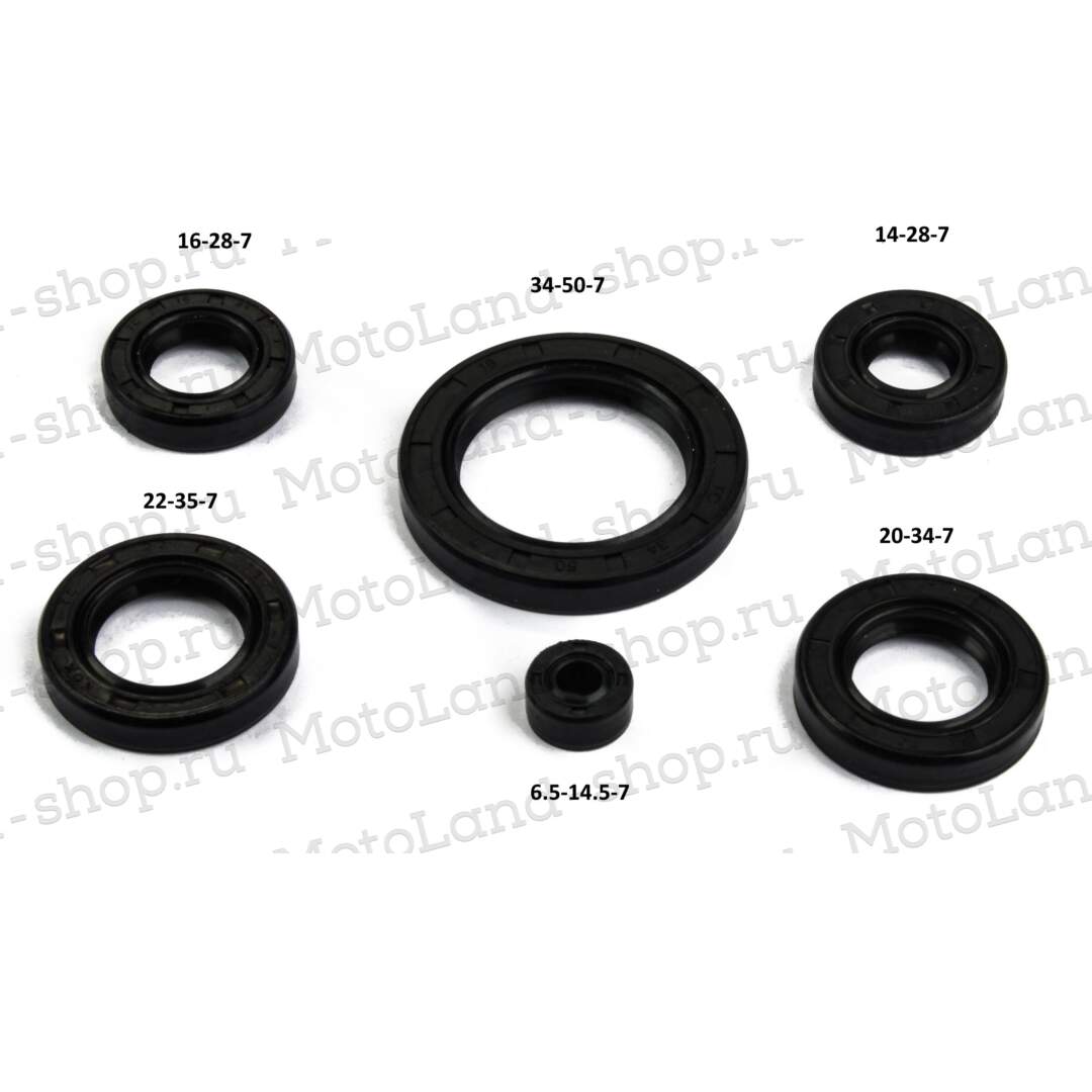 Набор сальников полный 167FML (CG200-B) X-TECH