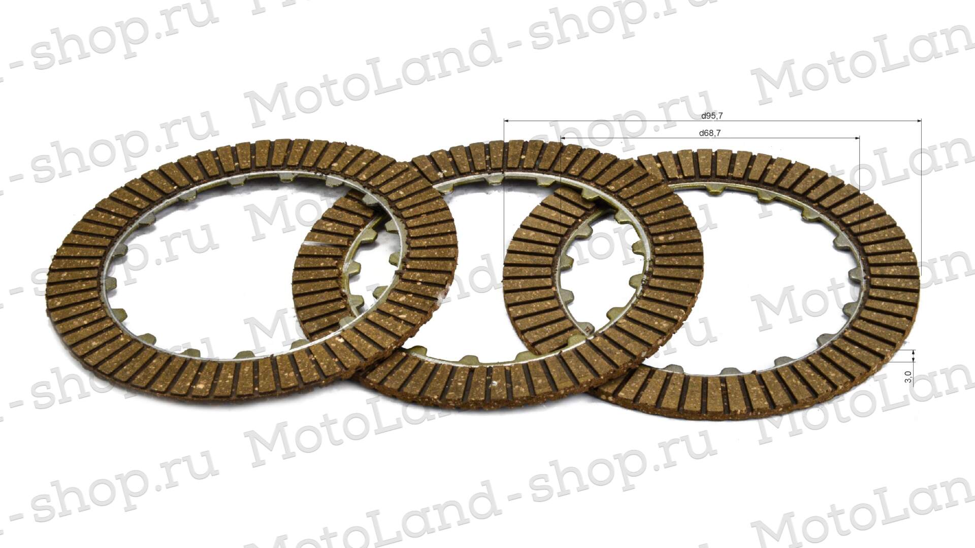 Диск сцепления 153FMI 125см3 X-TECH