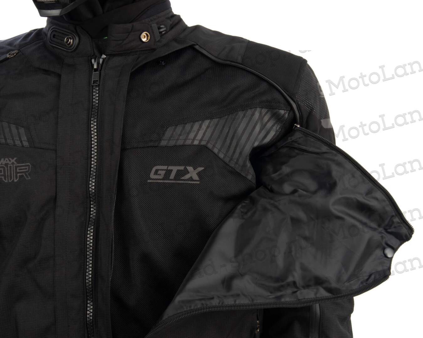 Куртка мотоциклетная (текстиль) GTX EJ-2409 BLACK (M)