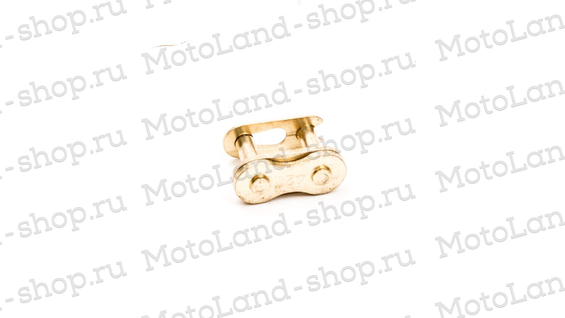 Замок цепи 420 золото