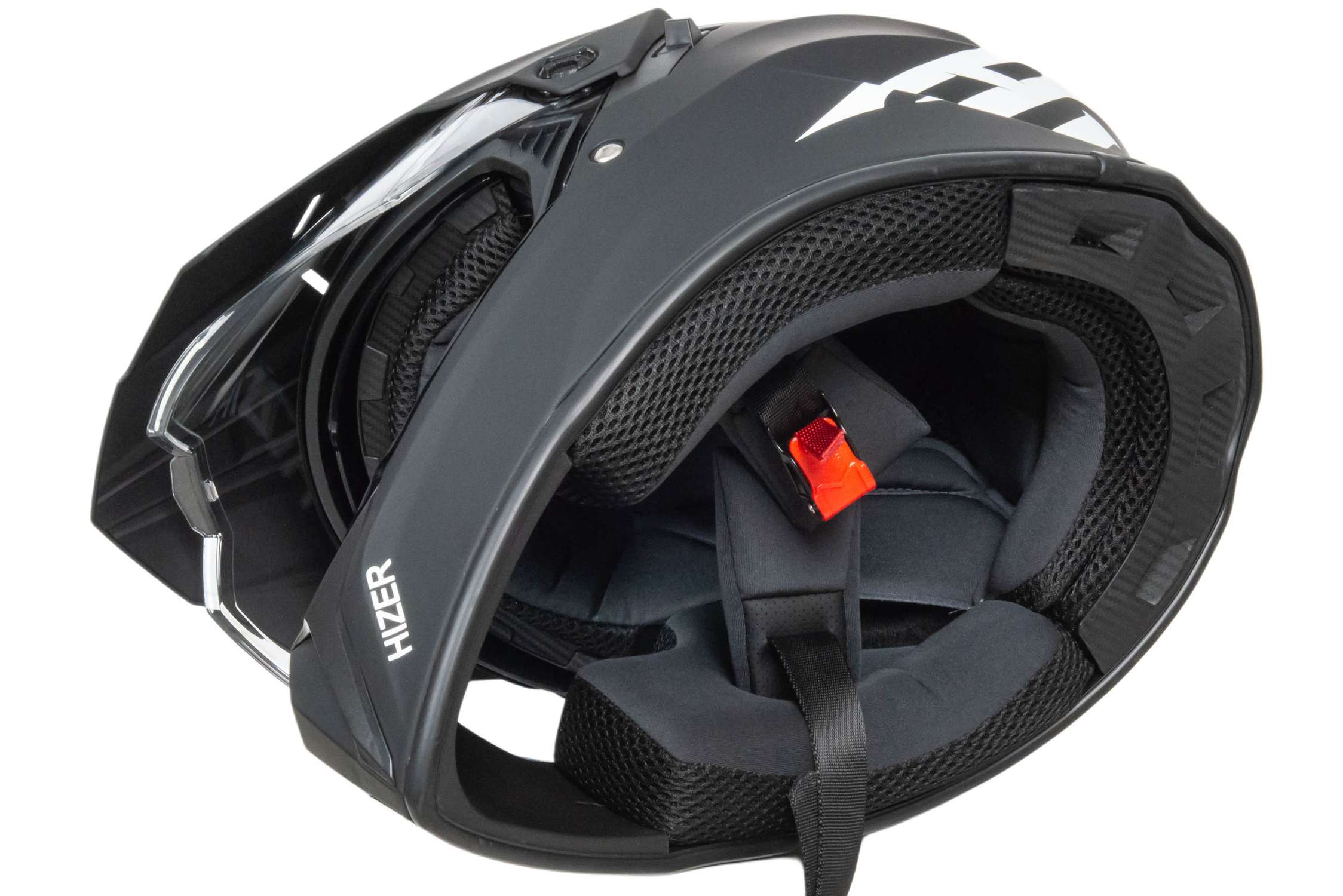 Шлем мото мотард HIZER J6808 №5 (XL) matte black