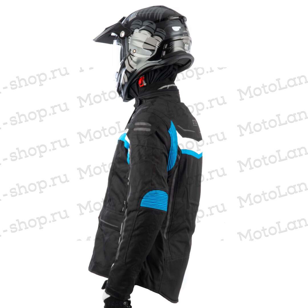 Куртка мотоциклетная (текстиль) женская GTX EJ-2424 BLACK/LIGHT BLUE (XXL) Куртка мотоциклетная (текстиль) женская GTX EJ-2424 BLACK/LIGHT BLUE (XXL)