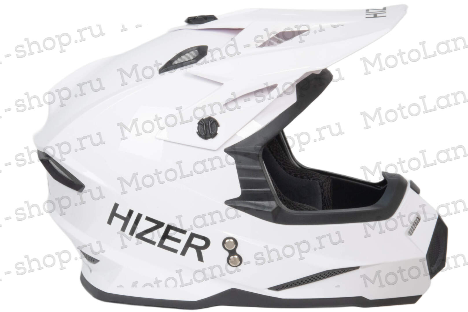 Шлем мото кроссовый HIZER J6801 №2 (M) white Шлем мото кроссовый HIZER J6801 №2 (M) white