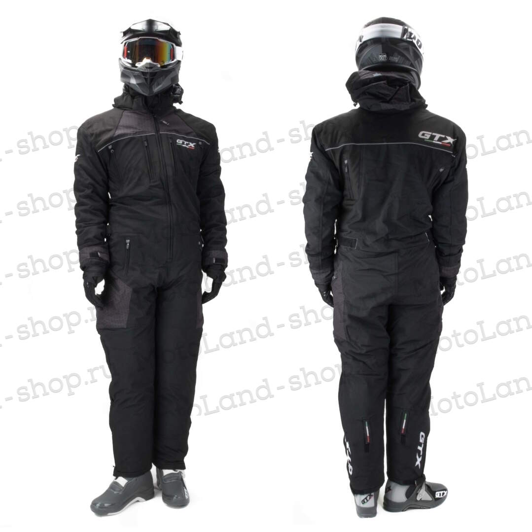Комбинезон для снегохода GTX №4 black (текстиль) (XXXL)