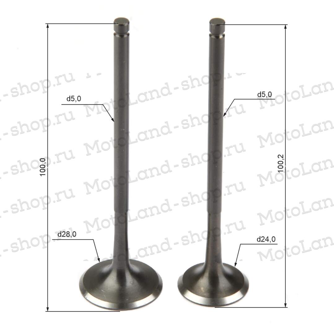 Клапаны ГРМ 174MN-3 (CBS300) ZS X-TECH