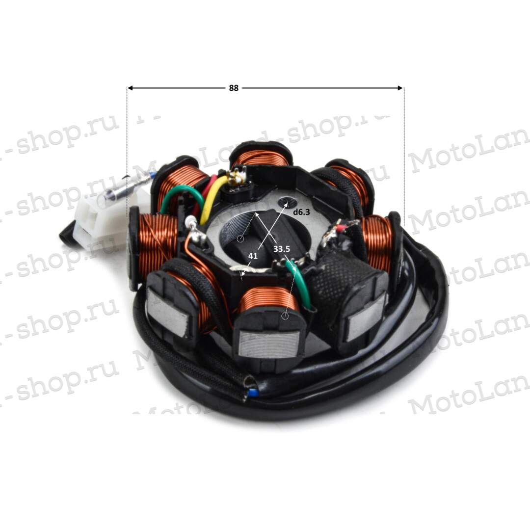 Статор генератора 157QMJ 150см3 X-TECH