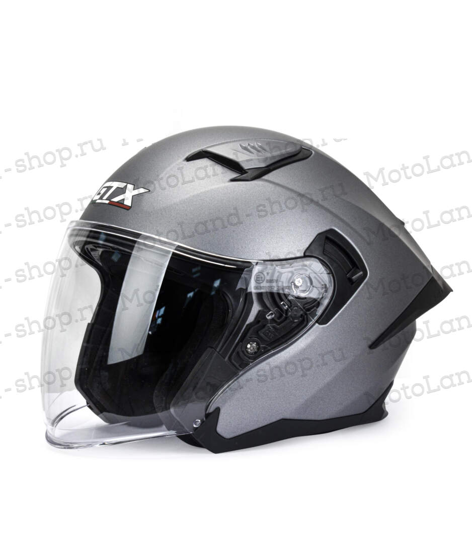 Шлем мото открытый GTX 885-1 №1 (S) GREY