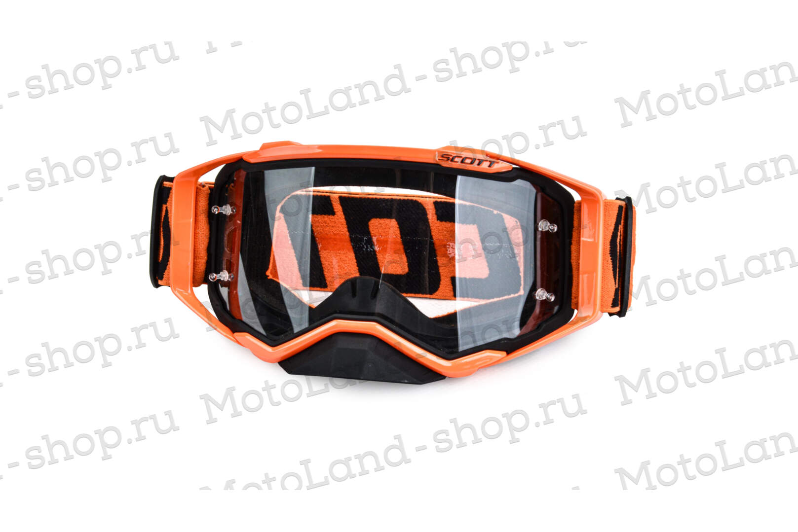 Очки мотокросс SCOTT №4  black/orange