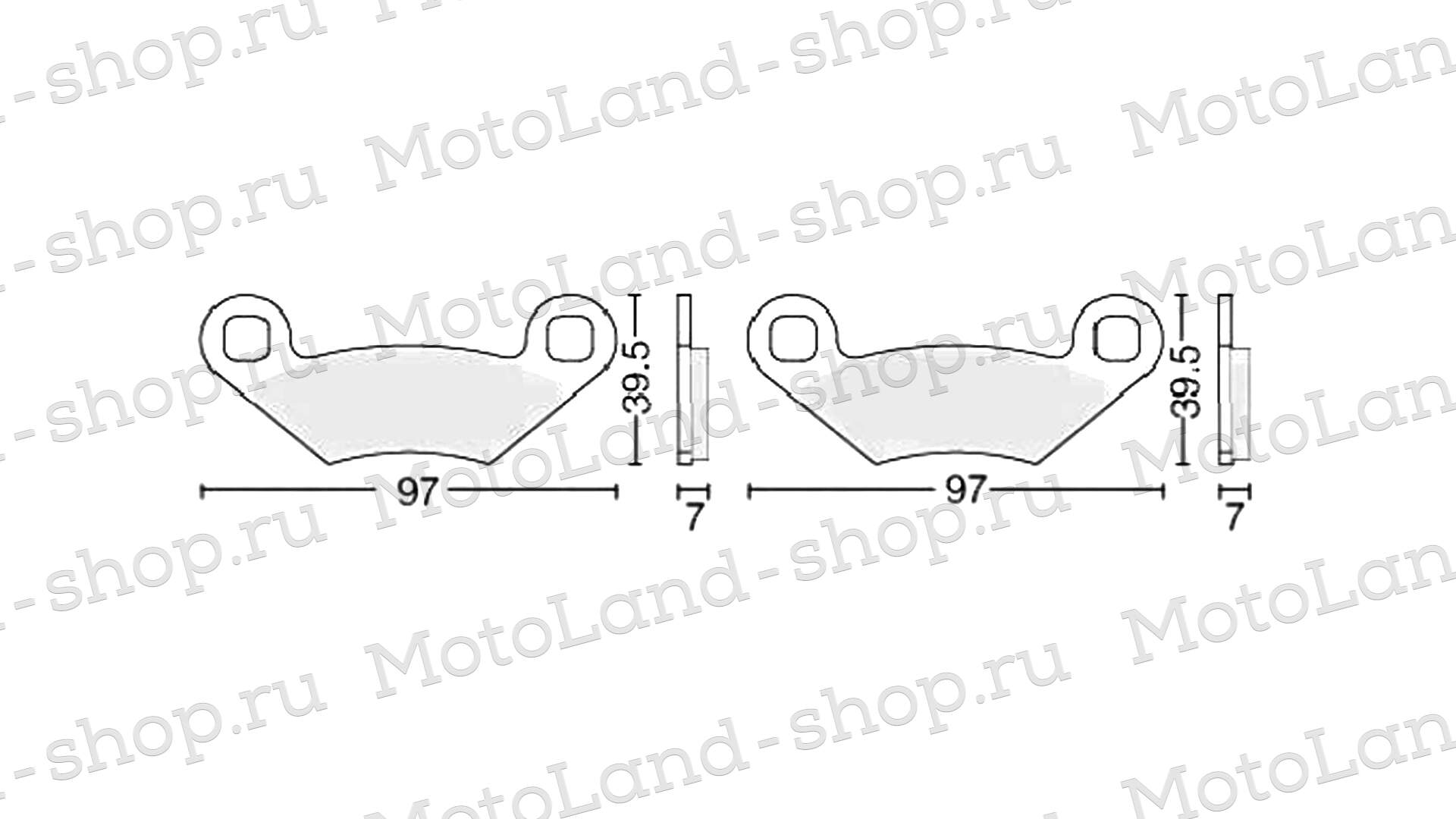 Колодки тормозные дисковые №15 X-TECH (less-metallic) медь