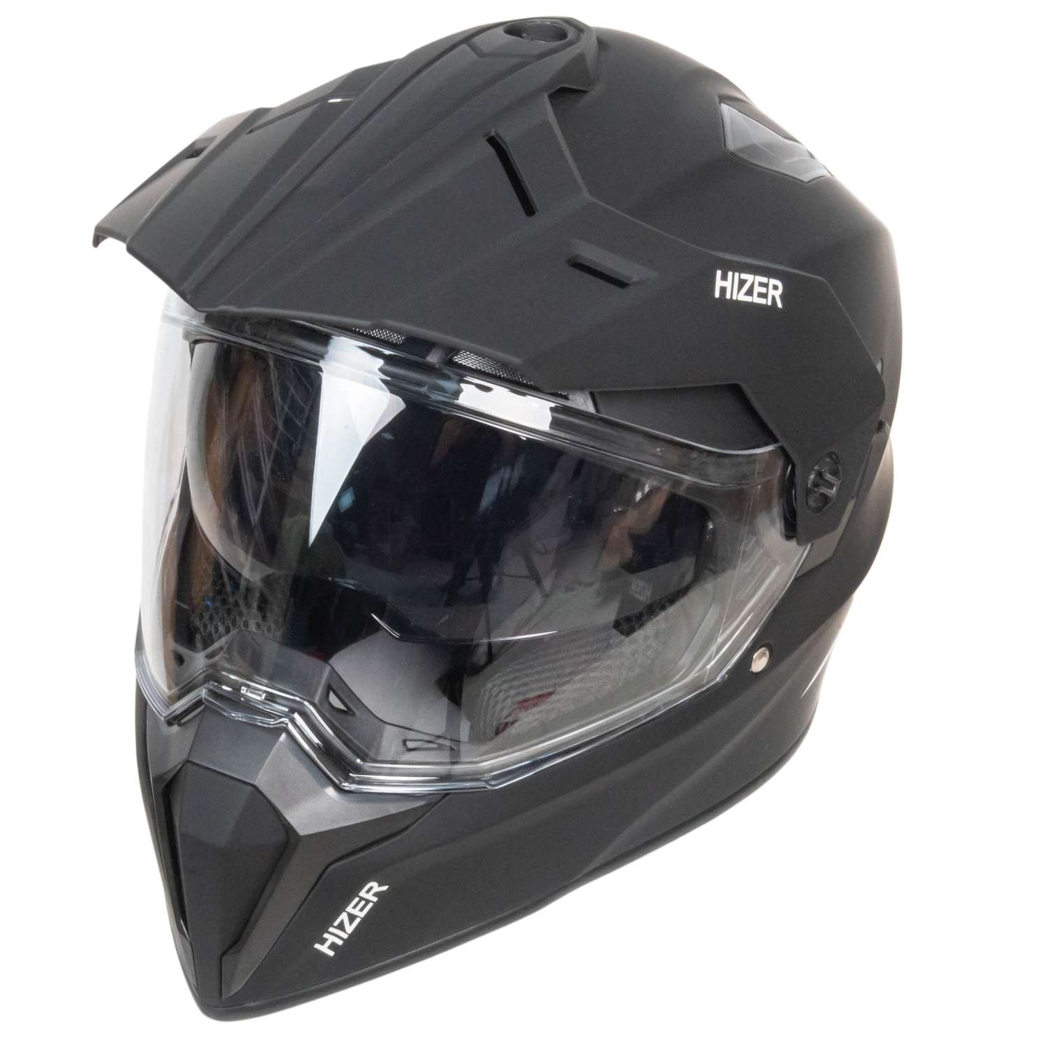 Шлем мото мотард HIZER J6808 №5 (L) matte black