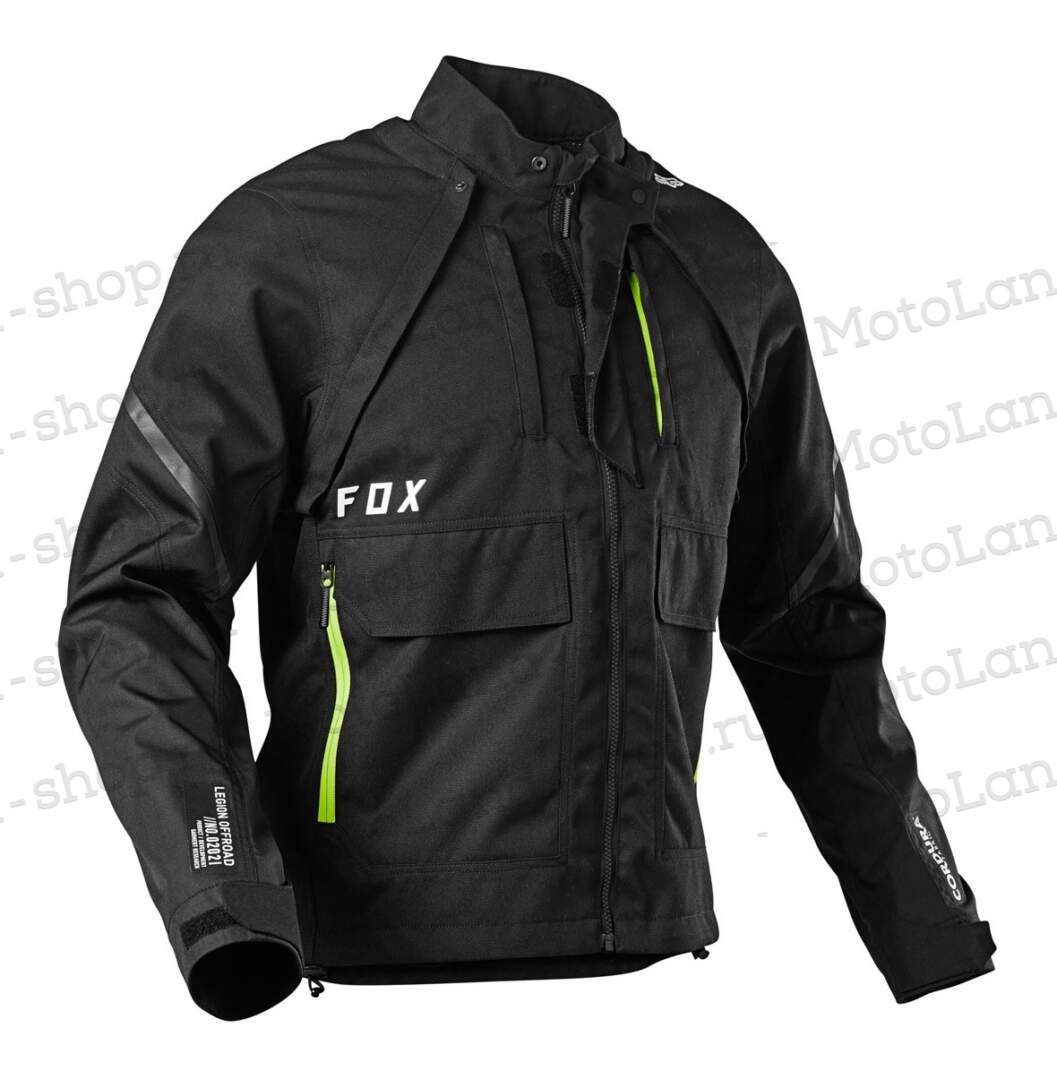 Куртка мото FOX №5 black (текстиль) (XL)