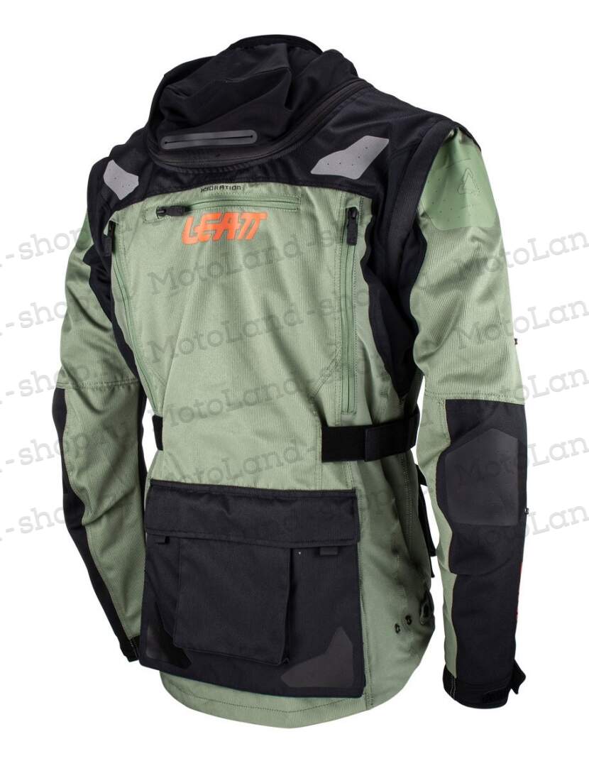 Куртка мото LEATT №1 black (текстиль) (S)