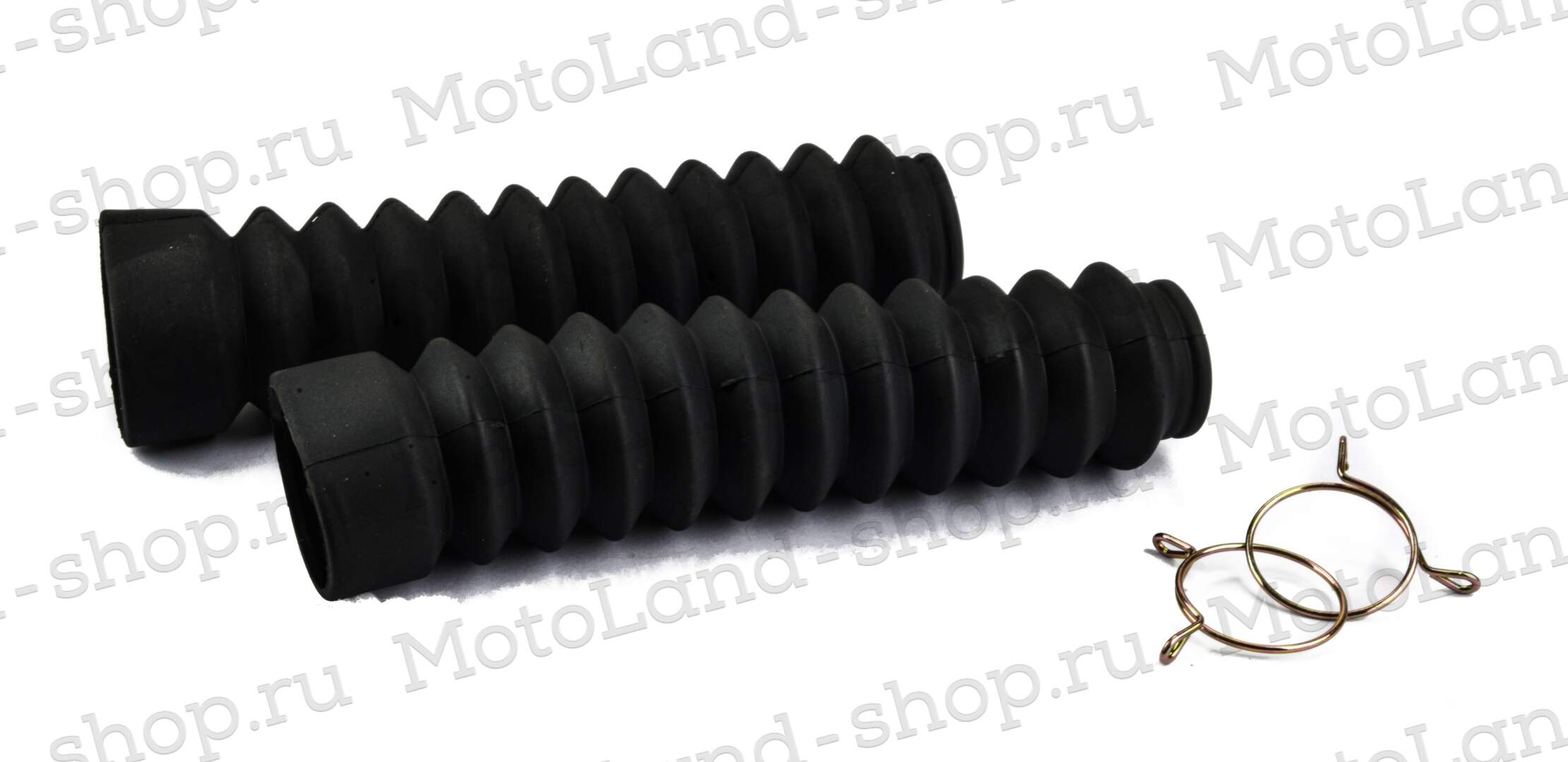 Гофры вилки L=200, d47-32 черные