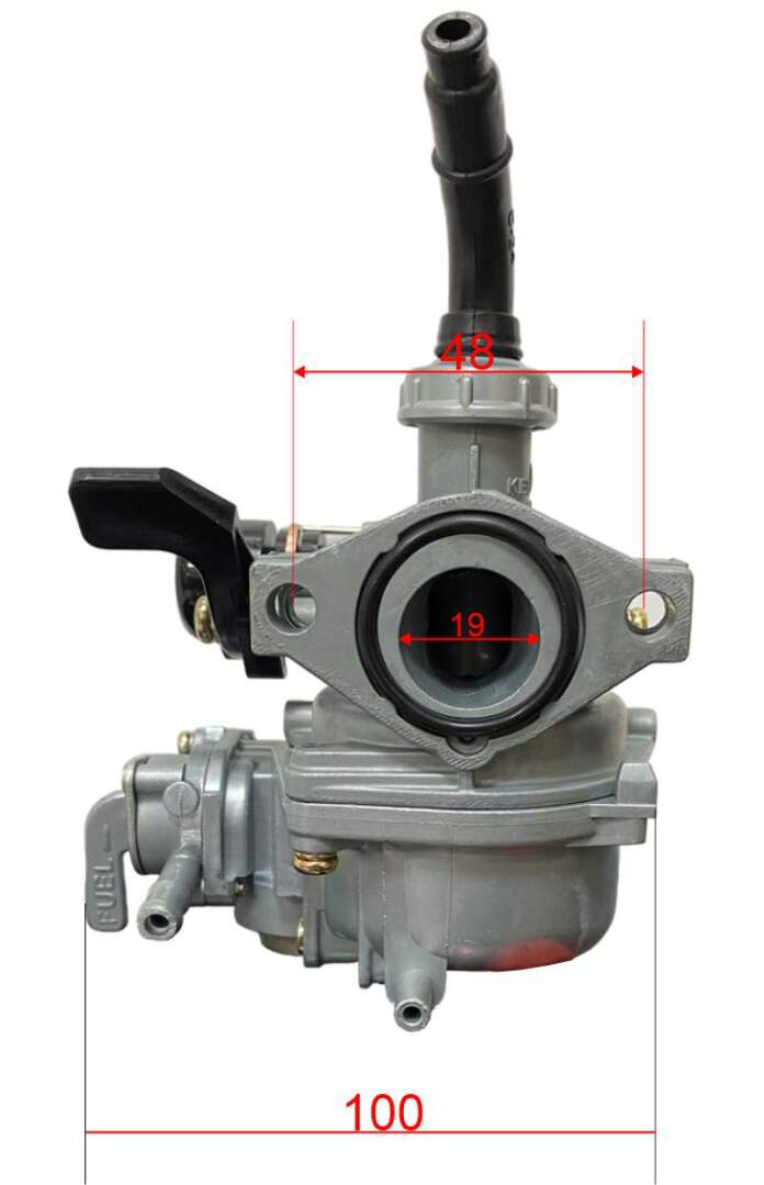 Карбюратор PZ19 (manual) 110см3 с бензокраном