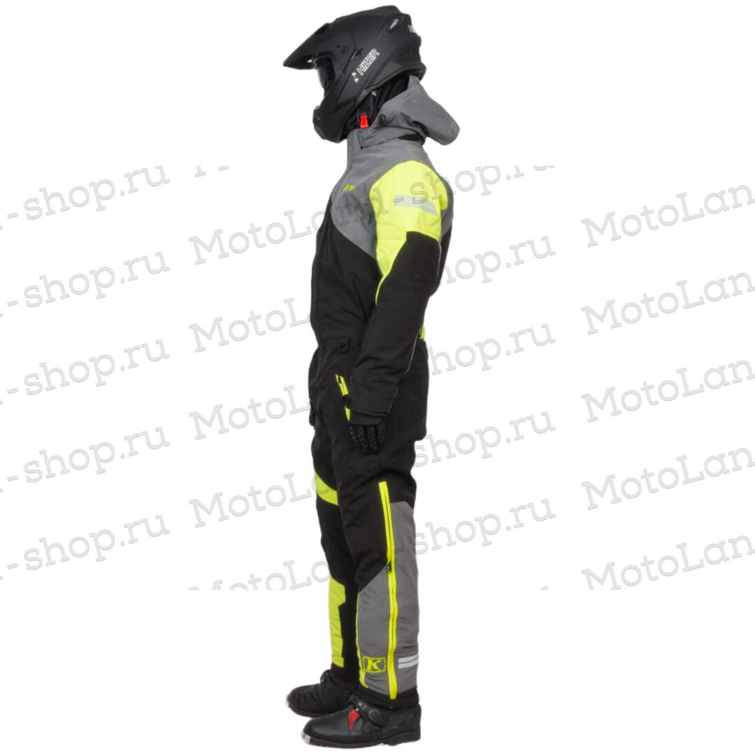 Комбинезон для снегохода KLIM RAILSLIDE (-5 С) №9 black-yellow (текстиль) (XXL)