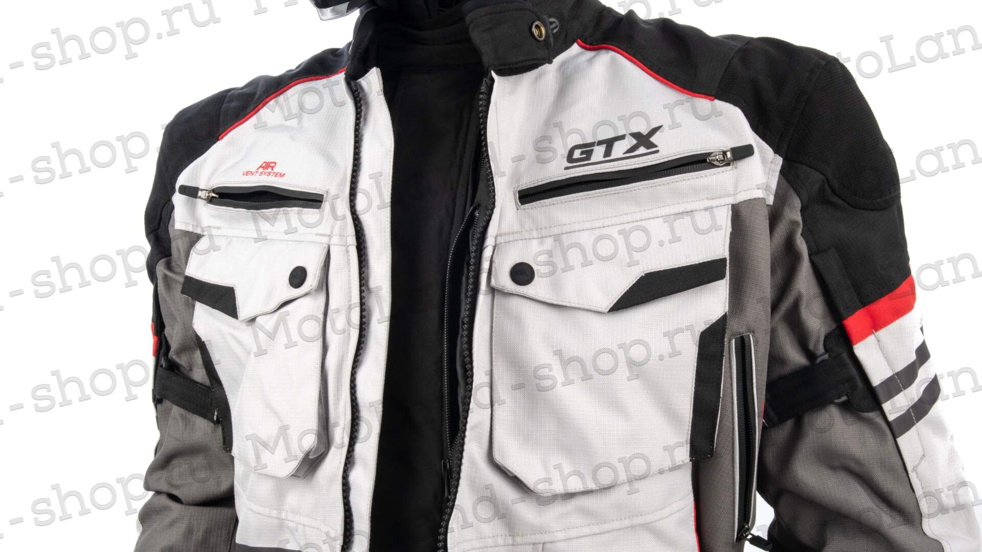 Куртка мотоциклетная (текстиль) GTX EJ-2404 LIGHT GREY (L) Куртка мотоциклетная (текстиль) GTX EJ-2404 LIGHT GREY (L)