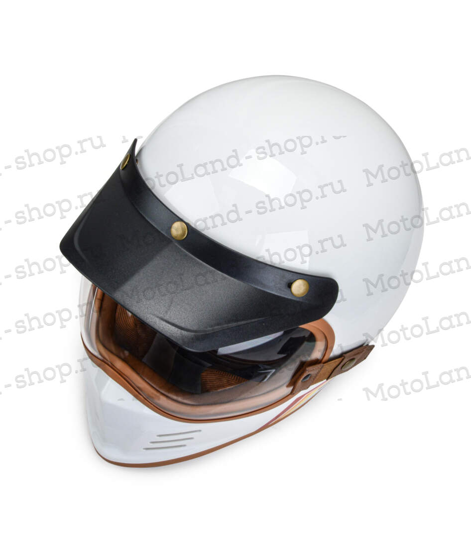 Шлем мото мотард HIZER 252 №1 (M) white Шлем мото мотард HIZER 252 №1 (M) white