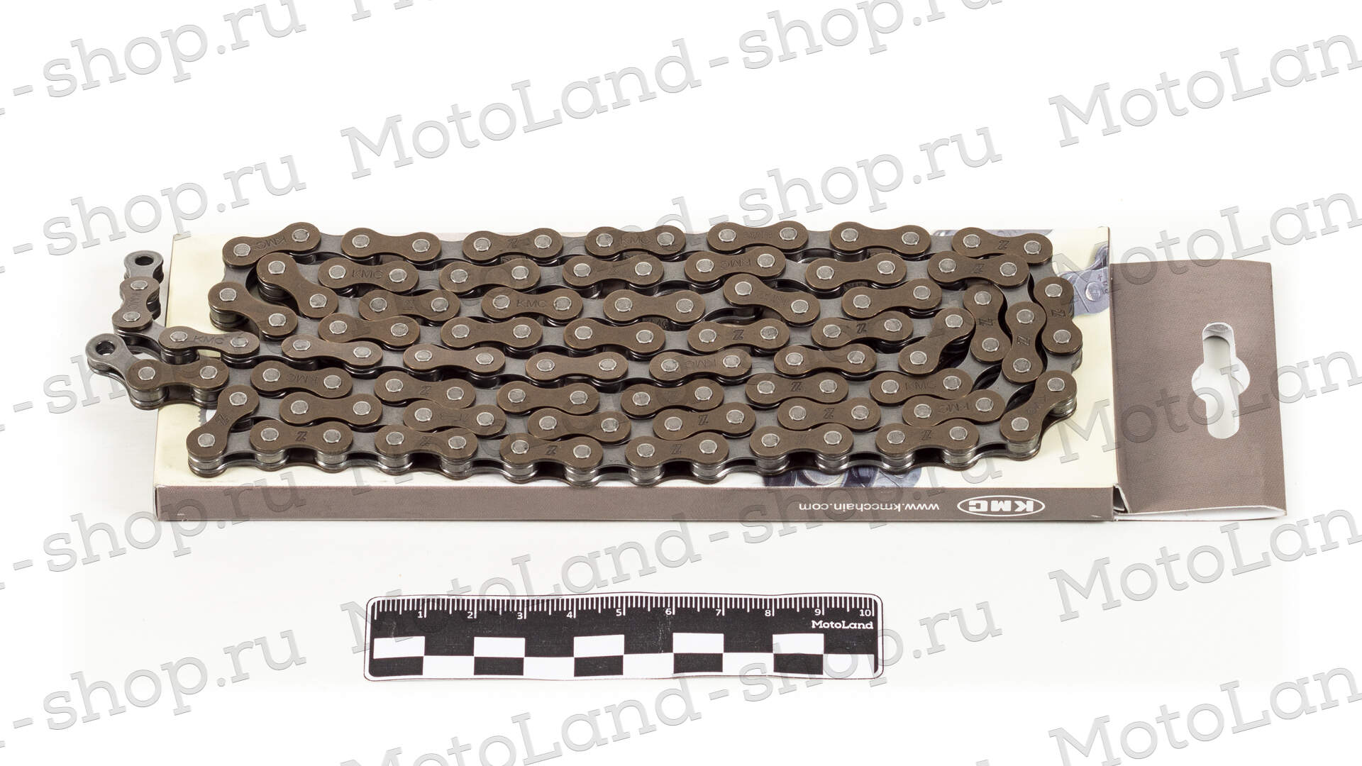 Цепь вело KMC односкоростная, 1/2"X1/8"Х116, коричневая (Z410A) Цепь вело KMC односкоростная, 1/2"X1/8"Х116, коричневая (Z410A)