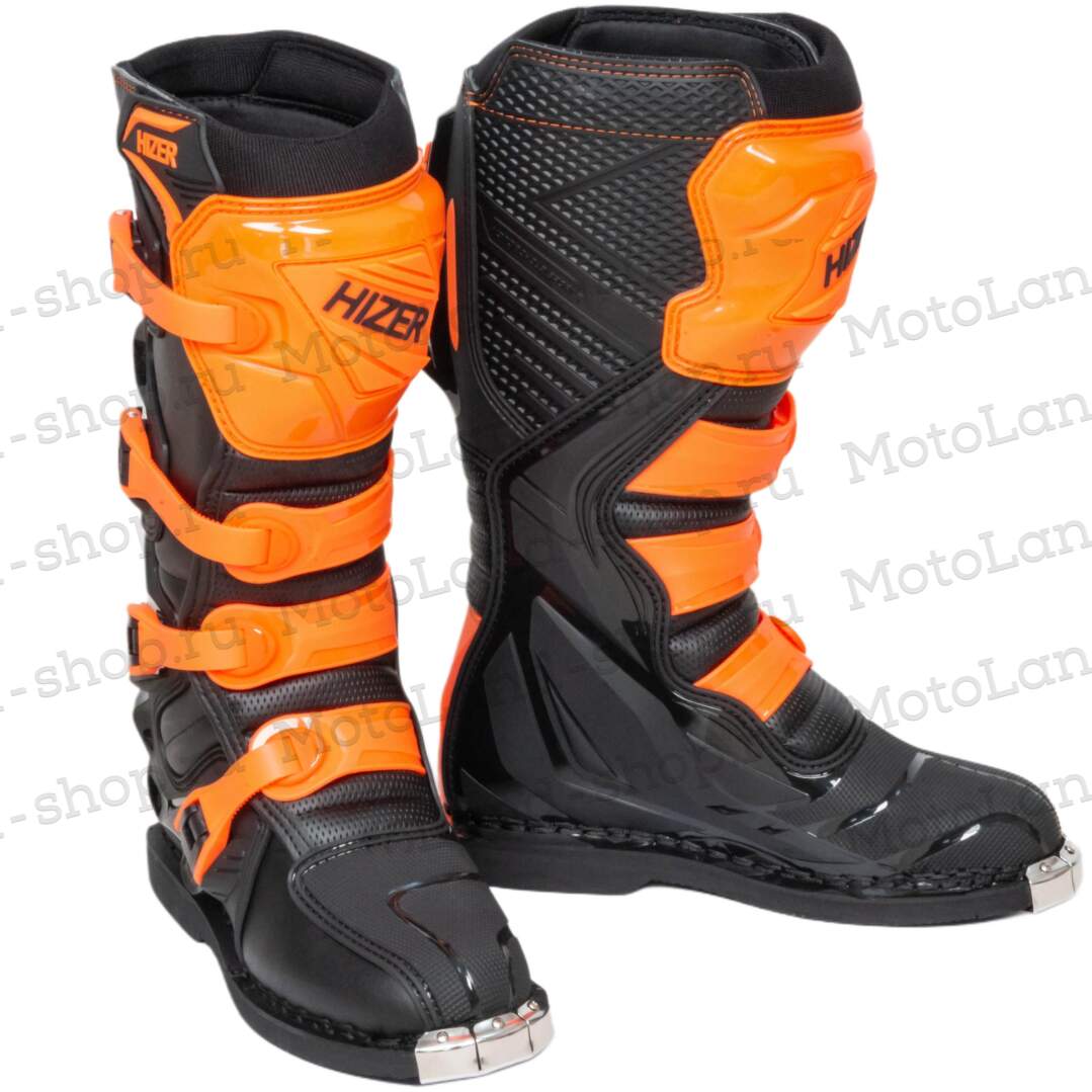 Мотоботинки HIZER X2401 orange (р. 45)