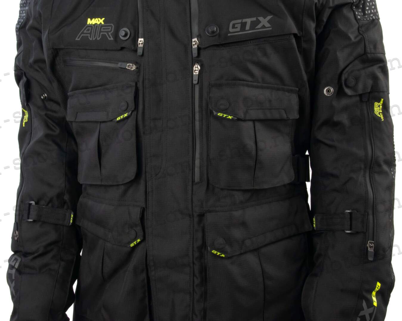 Куртка мотоциклетная (текстиль) GTX EJ-2402 BLACK (S)