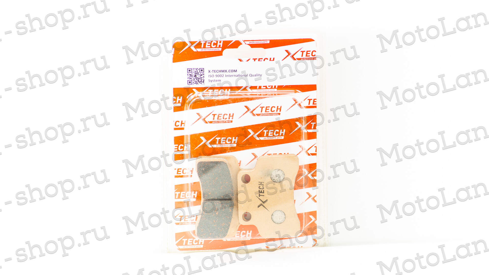 Колодки тормозные дисковые  №8 X-TECH (less-metallic) медь