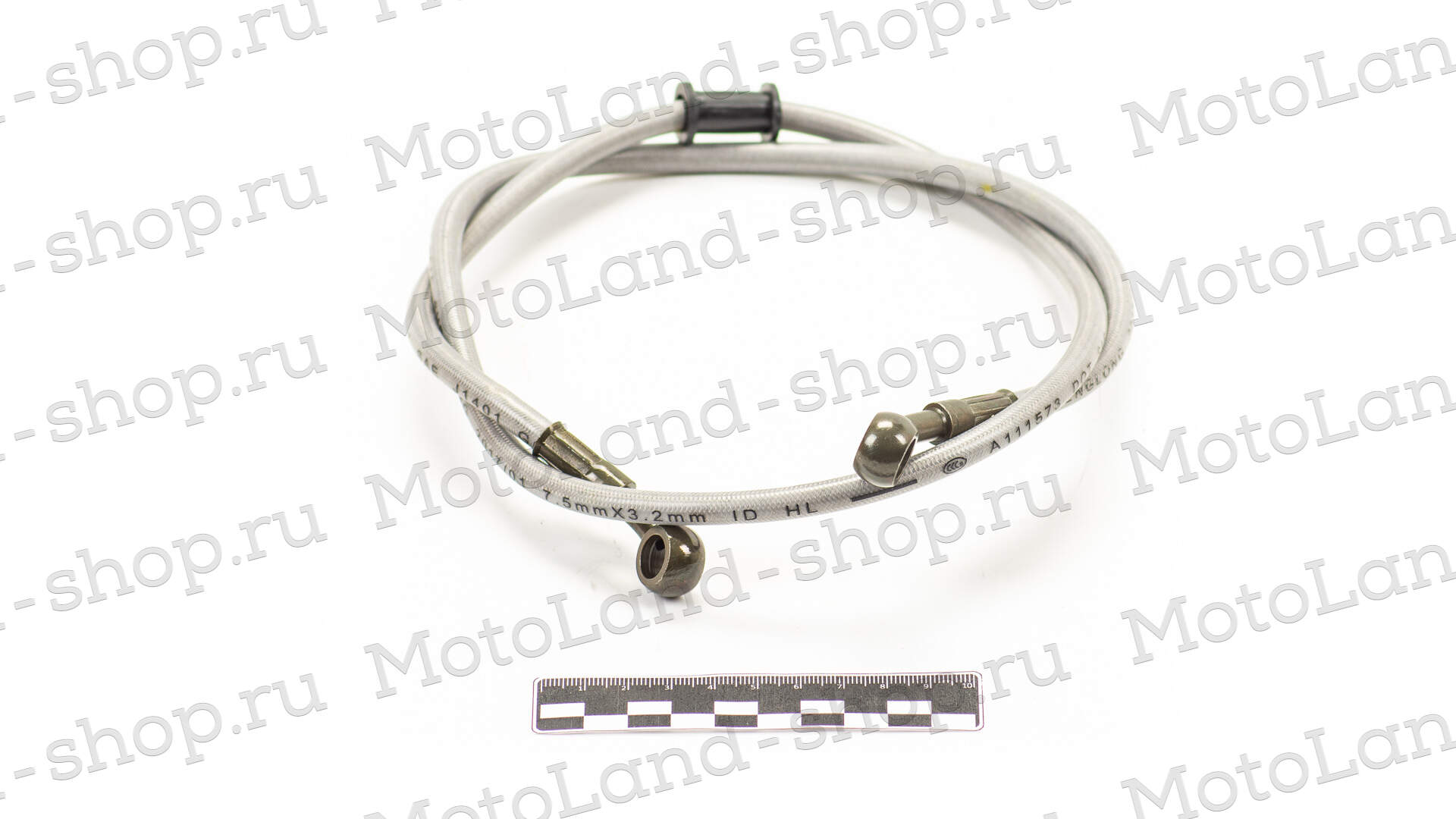 Шланг гидравлический тормозной (армированный) L=1000 d=10мм серый