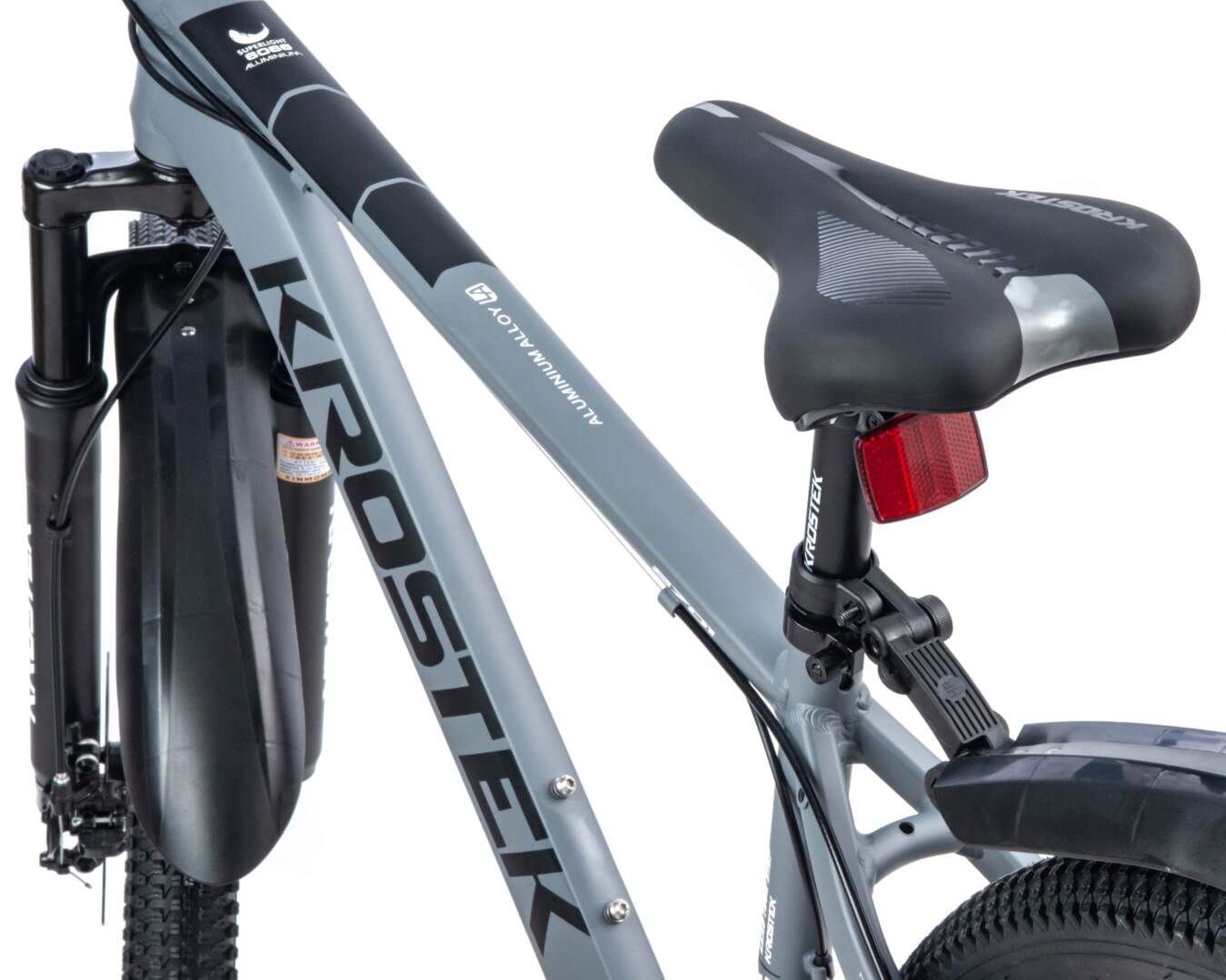 Велосипед 27.5" KROSTEK LEVEL 2701 (рама 17.5'') серебро