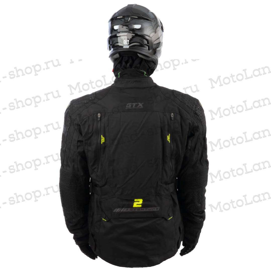 Куртка мотоциклетная (текстиль) GTX EJ-2402 BLACK (M)