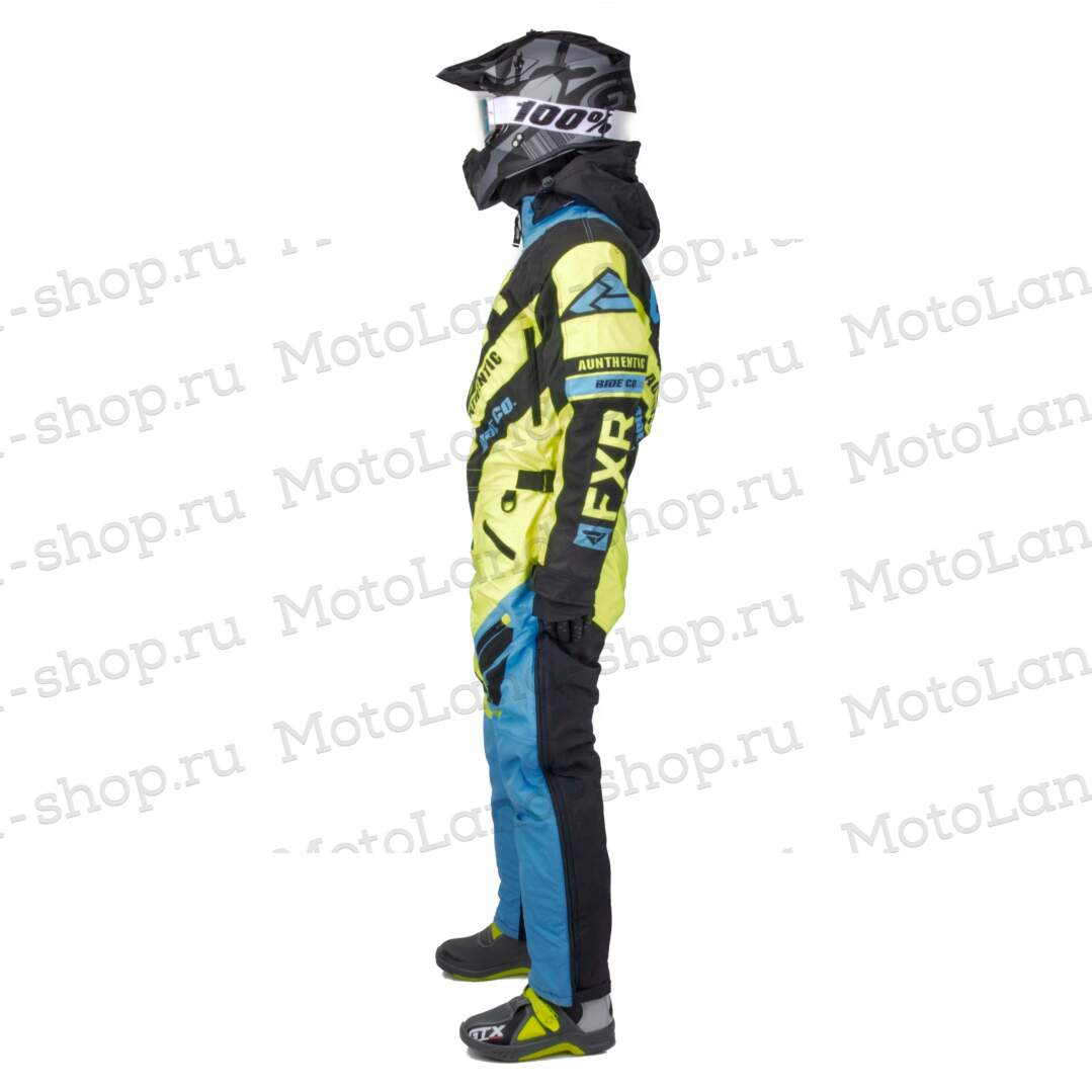 Комбинезон для снегохода FXR CX №7 sky-blue (текстиль) (XXL)