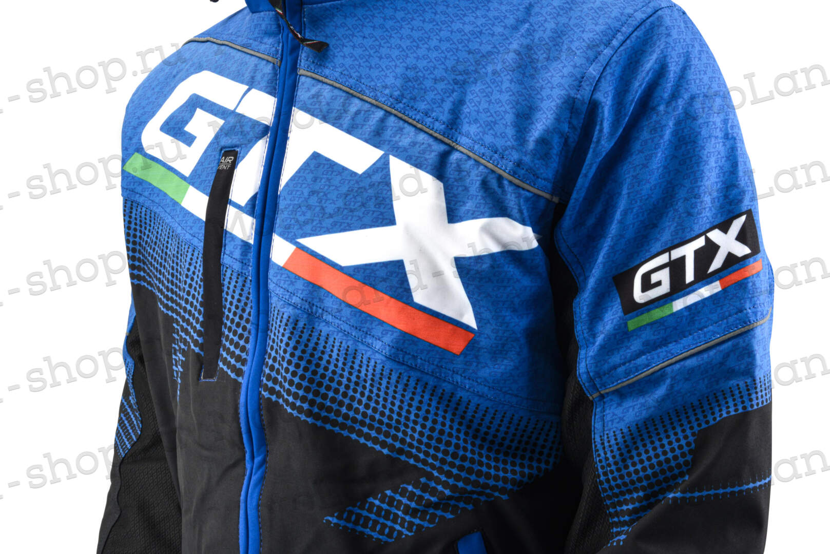 Куртка для снегохода GTX №1 black-blue (текстиль) (S) Куртка для снегохода GTX №1 black-blue (текстиль) (S)