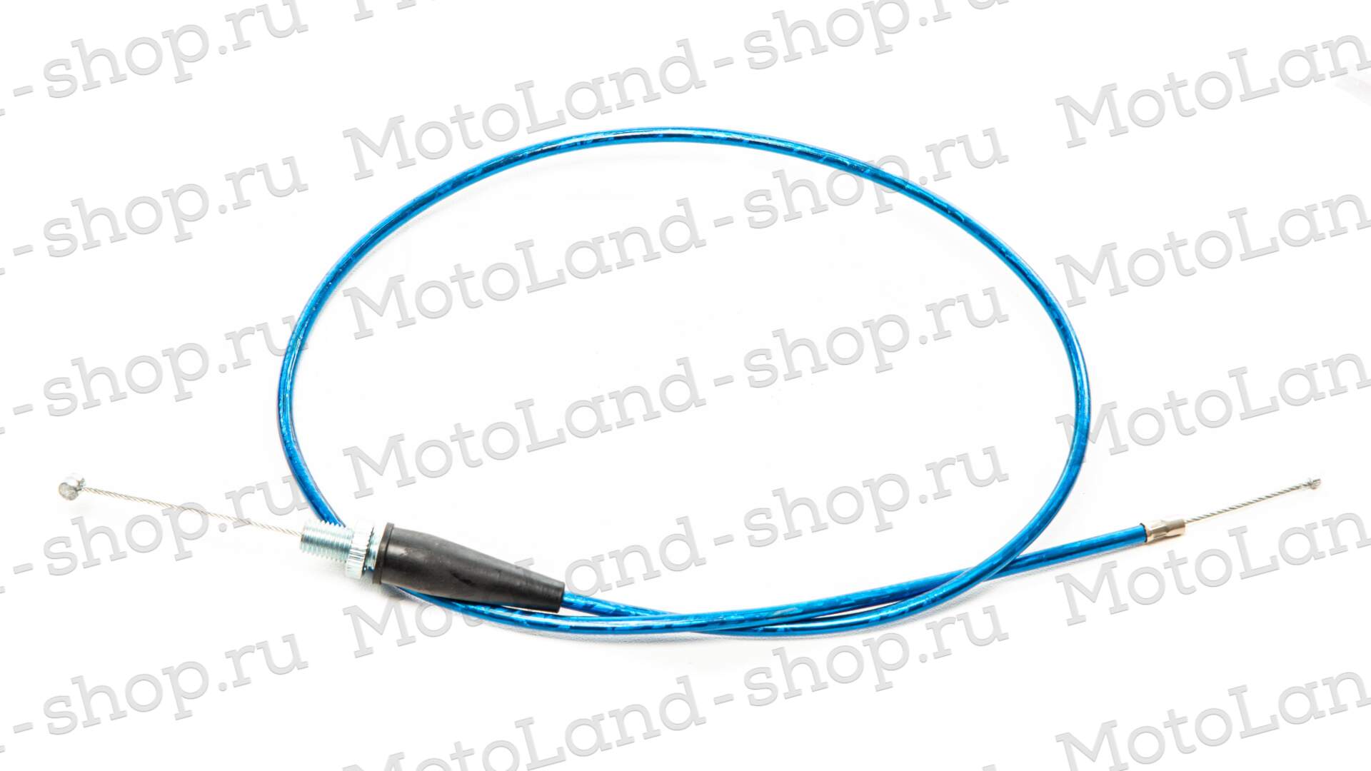 Трос газа 970мм синий