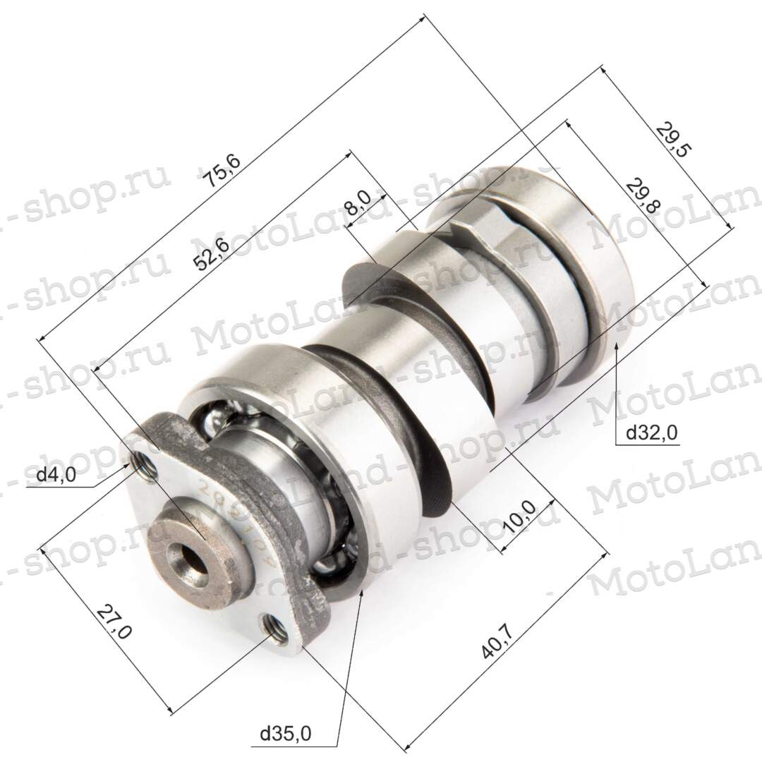 Распредвал 161QMK-B2 200см3 с реверсом