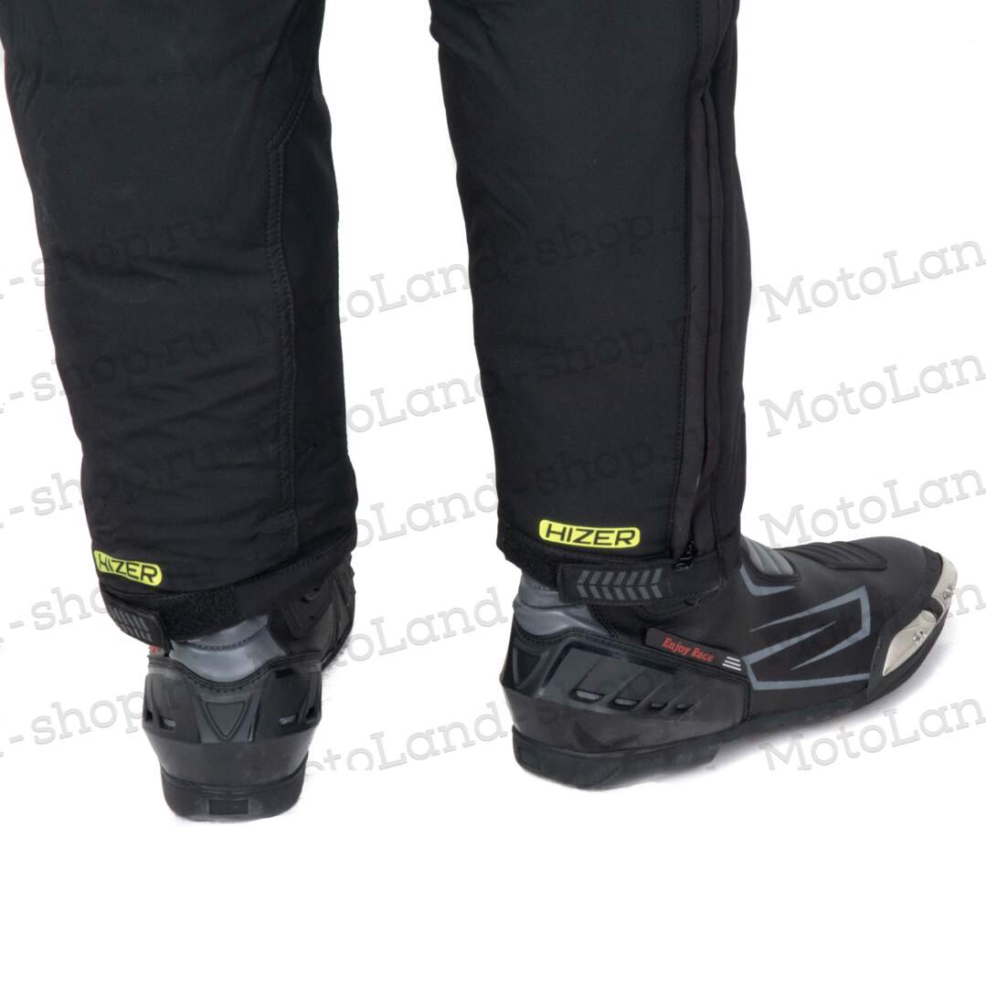 Комбинезон для снегохода HIZER №1 black-yellow (текстиль) (XL)