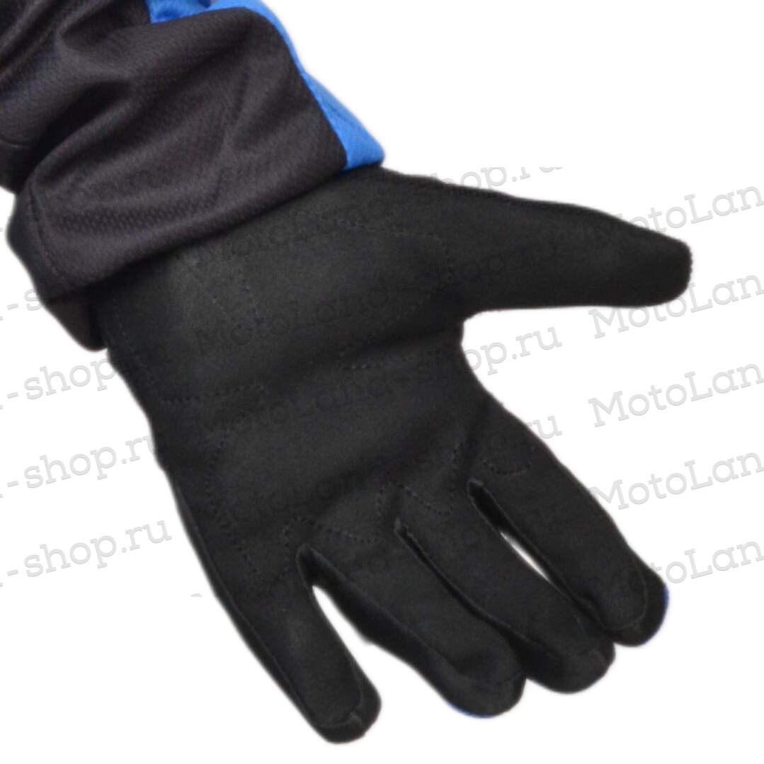 Перчатки мото (детские) FOX №3 Black/Blue (17 см/10-11 лет) мотокросс