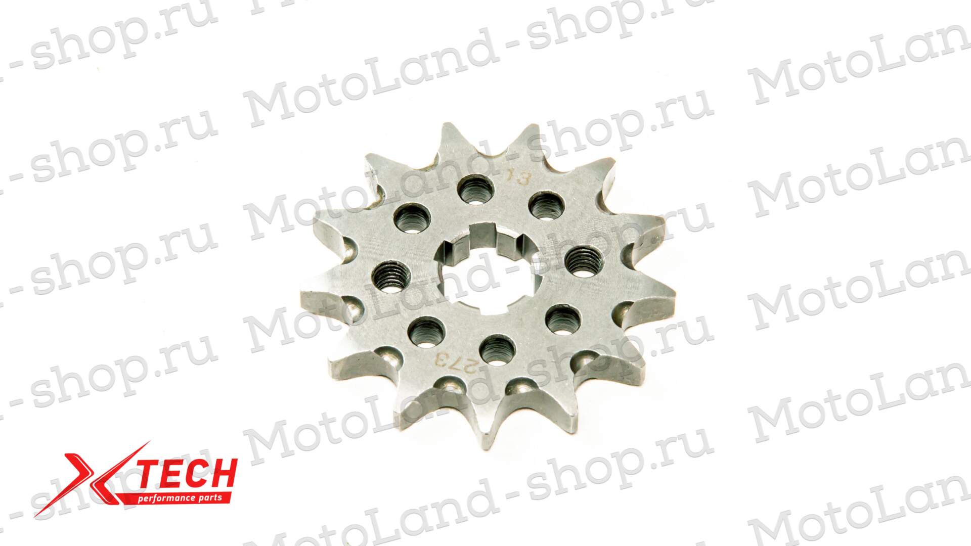 Звезда ведущая (428H-13) 17мм X-TECH сталь 20CrMnTi, с самоочисткой